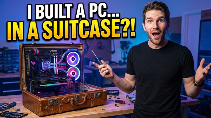 I Built A Gaming PC Inside A Vintage Suitcase