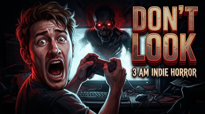 Playing The Scariest Indie Horror Game At 3 AM